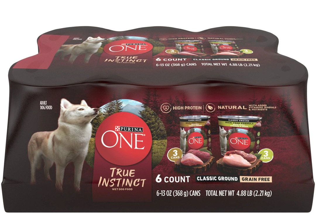Purina ONE SmartBlend True Instinct Adult Canned Wet Dog Food